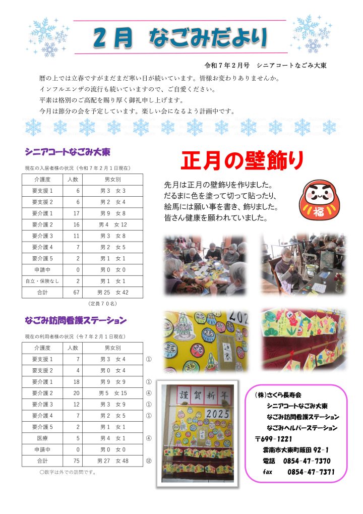 なごみだより